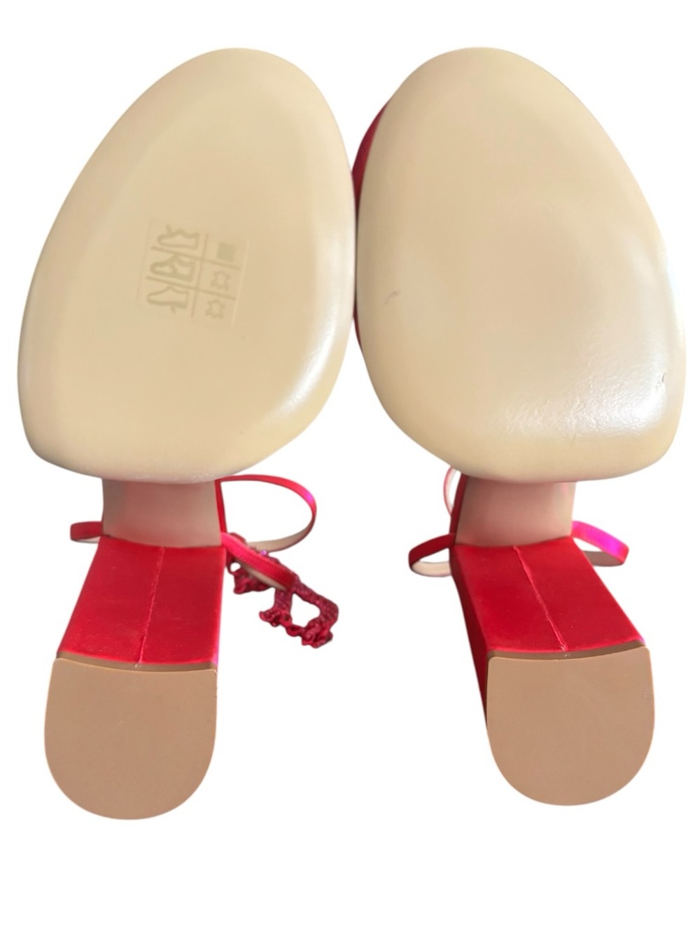 Nalebe Stellar Satin Platform Sandals - Picture 8 of 10
